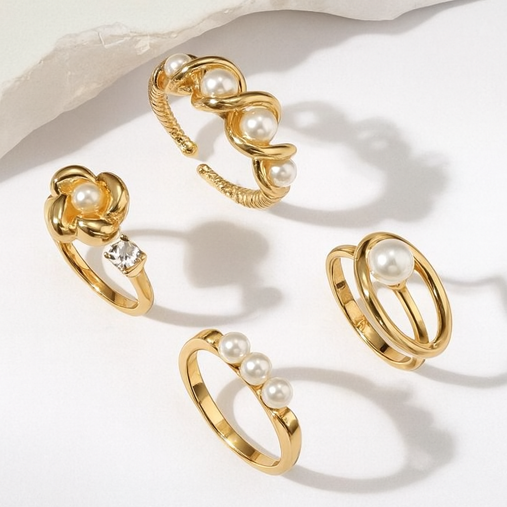 Femira Luxe Set of Four Rings